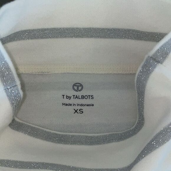 TALBOTS T by TALBOTS SUPER-SOFT JERSEY MOCKNECK TEE - SIZE XS - Picture 8 of 10